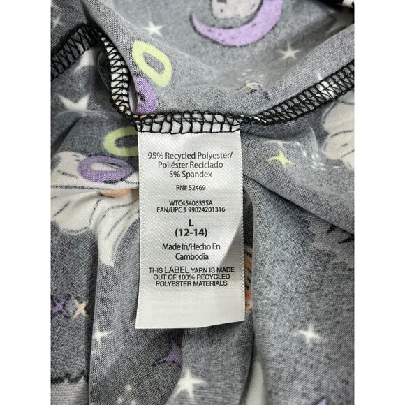 Womens Halloween GHOSTS Pajama 2 Piece Set Top & Shorts Large - Picture 7 of 8